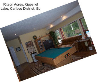 Ritson Acres, Quesnel Lake, Cariboo District, Bc