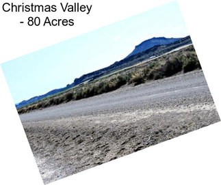Christmas Valley - 80 Acres