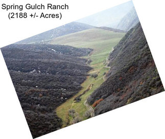 Spring Gulch Ranch (2188 +/- Acres)