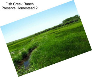 Fish Creek Ranch Preserve Homestead 2