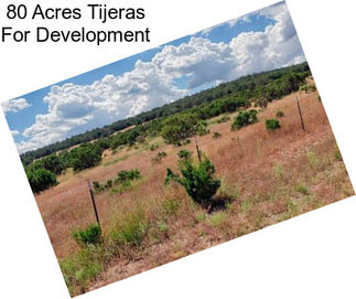 80 Acres Tijeras For Development