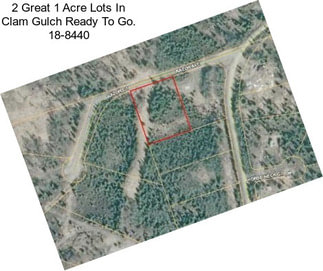 2 Great 1 Acre Lots In Clam Gulch Ready To Go. 18-8440