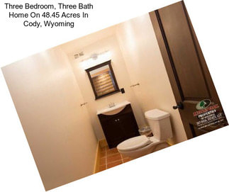 Three Bedroom, Three Bath Home On 48.45 Acres In Cody, Wyoming