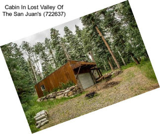 Cabin In Lost Valley Of The San Juan\'s (722637)