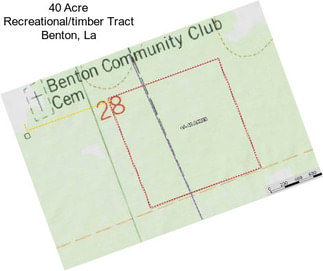 40 Acre Recreational/timber Tract Benton, La