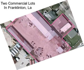 Two Commercial Lots In Franklinton, La