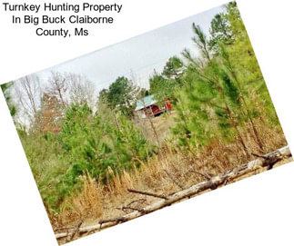 Turnkey Hunting Property In Big Buck Claiborne County, Ms