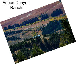 Aspen Canyon Ranch