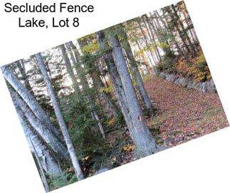 Secluded Fence Lake, Lot 8