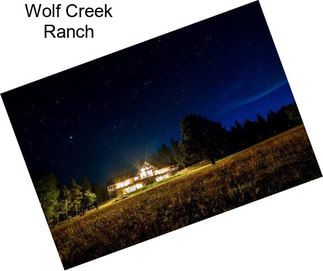 Wolf Creek Ranch