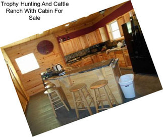 Trophy Hunting And Cattle Ranch With Cabin For Sale