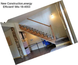New Construction,energy Efficient! Mls-18-4553