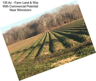 135 Ac - Farm Land & Wrp With Commercial Potential Near Winnsboro