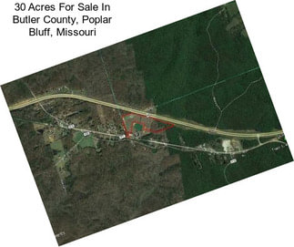 30 Acres For Sale In Butler County, Poplar Bluff, Missouri