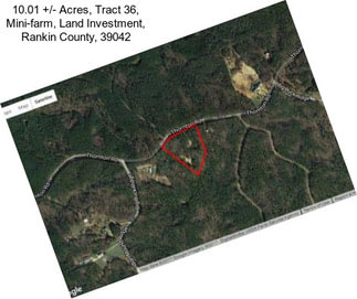 10.01 +/- Acres, Tract 36, Mini-farm, Land Investment, Rankin County, 39042