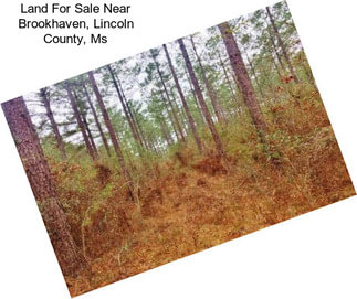 Land For Sale Near Brookhaven, Lincoln County, Ms