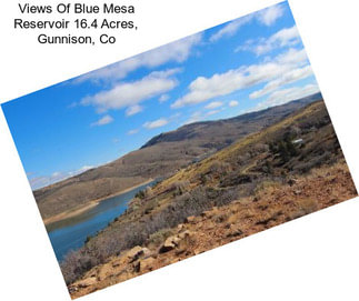 Views Of Blue Mesa Reservoir 16.4 Acres, Gunnison, Co