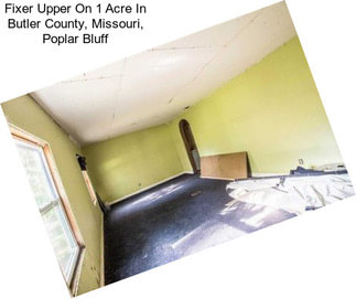 Fixer Upper On 1 Acre In Butler County, Missouri, Poplar Bluff