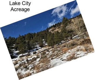Lake City Acreage