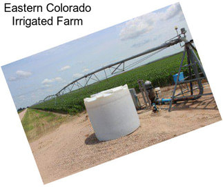 Eastern Colorado Irrigated Farm