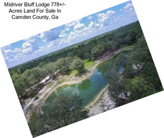 Midriver Bluff Lodge 778+/- Acres Land For Sale In Camden County, Ga