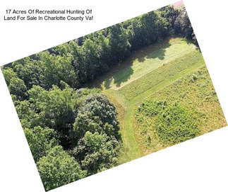17 Acres Of Recreational Hunting Of Land For Sale In Charlotte County Va!