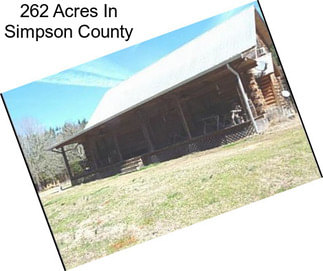 262 Acres In Simpson County