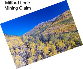 Milford Lode Mining Claim