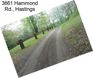 3661 Hammond Rd., Hastings