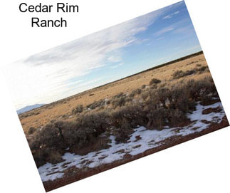 Cedar Rim Ranch
