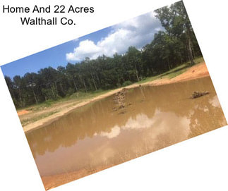 Home And 22 Acres Walthall Co.