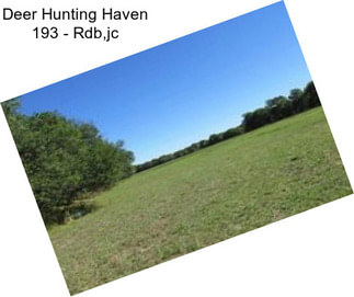 Deer Hunting Haven 193 - Rdb,jc