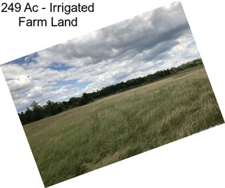 249 Ac - Irrigated Farm Land
