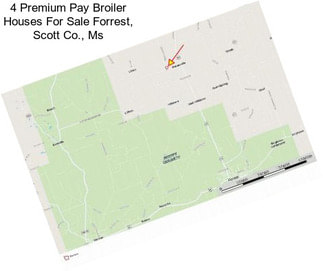 4 Premium Pay Broiler Houses For Sale Forrest, Scott Co., Ms