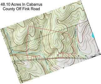 48.10 Acres In Cabarrus County Off Fink Road