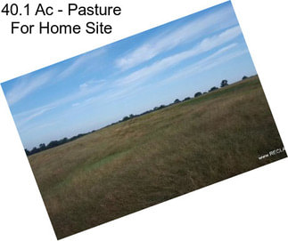 40.1 Ac - Pasture For Home Site