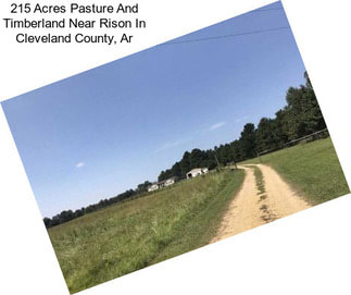 215 Acres Pasture And Timberland Near Rison In Cleveland County, Ar