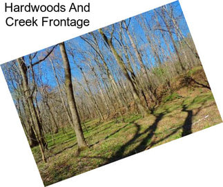 Hardwoods And Creek Frontage