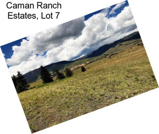 Caman Ranch Estates, Lot 7