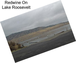 Redwine On Lake Roosevelt