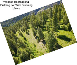 Wooded Recreational Building Lot With Stunning Views