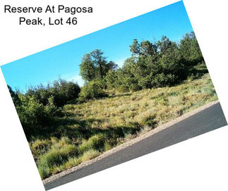 Reserve At Pagosa Peak, Lot 46