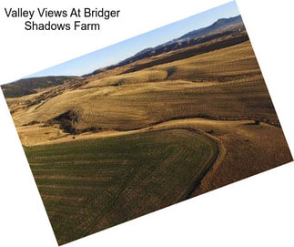 Valley Views At Bridger Shadows Farm