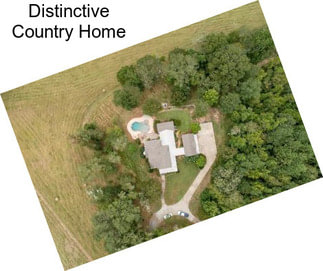 Distinctive Country Home