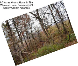 9.7 Acres +/- And Home In The Welcome Home Community Of Searcy County, Arkansas
