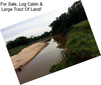For Sale, Log Cabin & Large Tract Of Land!