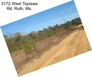 3172 West Topisaw Rd. Ruth, Ms.