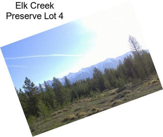 Elk Creek Preserve Lot 4