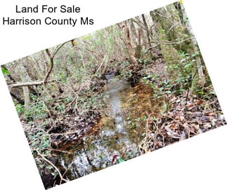 Land For Sale Harrison County Ms