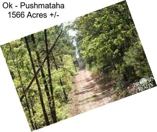 Ok - Pushmataha 1566 Acres +/-